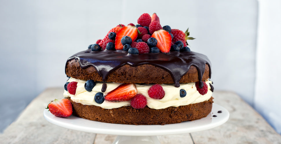 Schoko Naked Cake-Rezept mit Oma Annas Backmischung