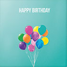 Add-on Happy Birthday Postkarte von Kuchentratsch