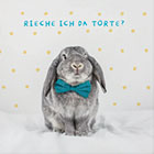 Add-on Rieche ich da Torte Postkarte von Kuchentratsch